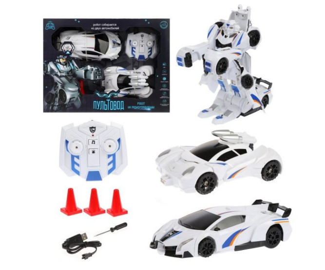 Радиоуправляемый трансформер робот, собирается из двух автомобилей - ZYA-A2768