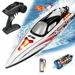 Радиоуправляемый катер Grey Extreme (48 см, 55 км/ч, Brushless, 2.4G) - HJ816PRO-GREY
