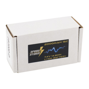 Аккумулятор Speed Storm Li-ion 18650 7.4V 2000 mAh разъем XT30 - SS-2S2000-XT30