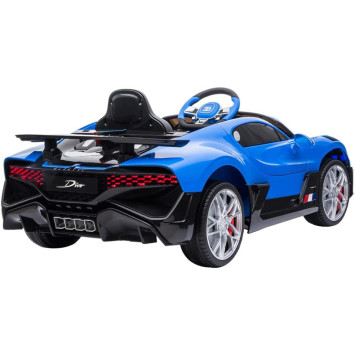 Детский электромобиль Bugatti Divo (синий, 12V) - HL338