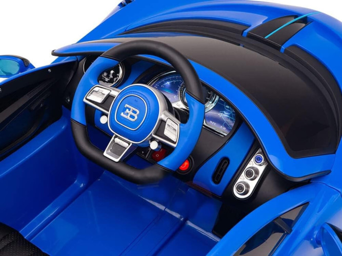Детский электромобиль Bugatti Divo (синий, 12V) - HL338