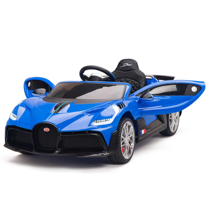 Детский электромобиль Bugatti Divo (синий, 12V) - HL338