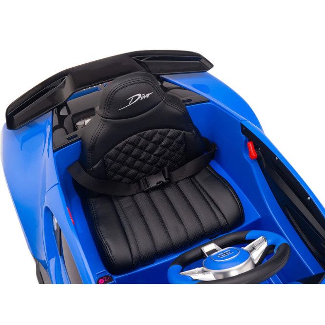 Детский электромобиль Bugatti Divo (синий, 12V) - HL338
