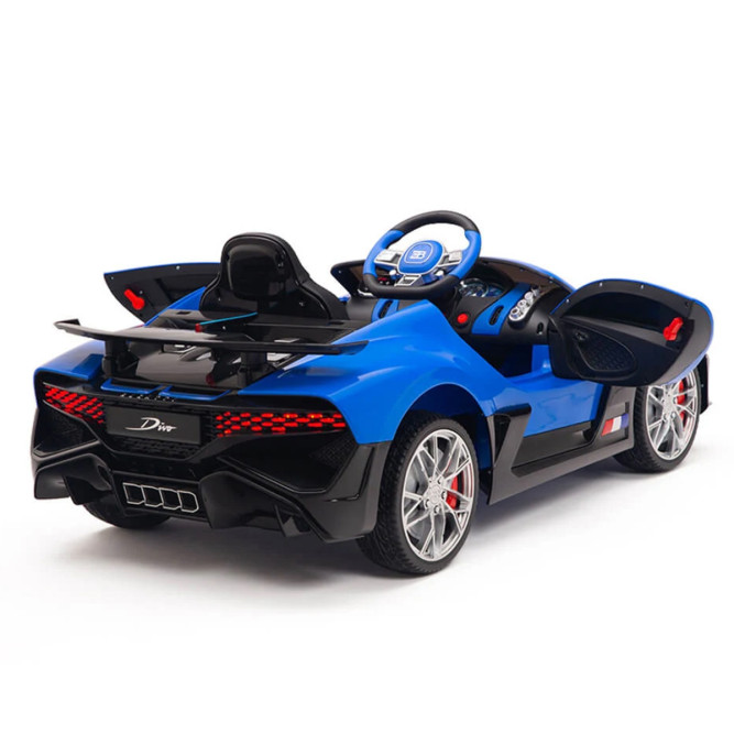 Детский электромобиль Bugatti Divo (синий, 12V) - HL338