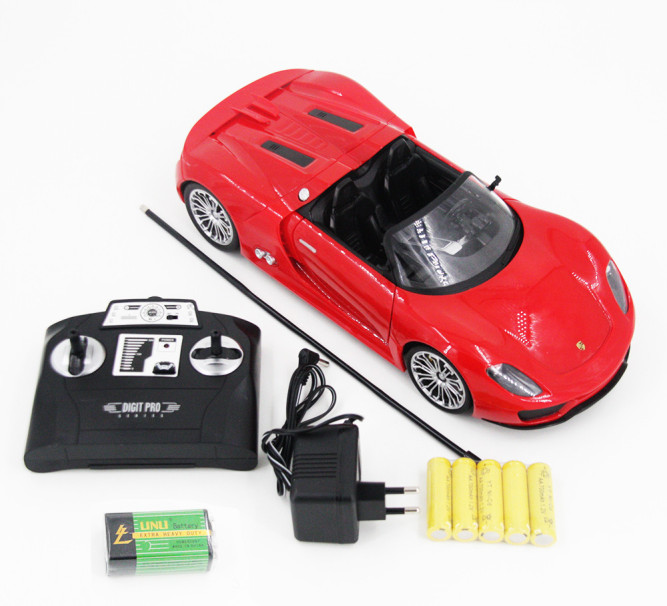 Радиоуправляемая машина Porsche 918 Spider Red 1:14 - 2246J