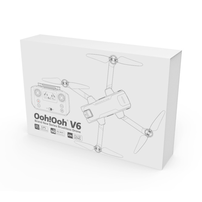 Квадрокоптер MJX V6 2K 5G WIFI RTF - MJX-V6