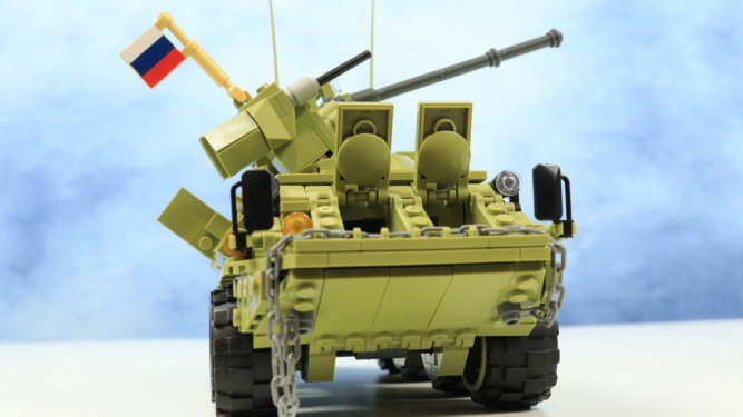 Конструктор Армия России - Российский бронетранспортёр БТР-82А - АР-01028