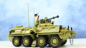 Конструктор Армия России - Российский бронетранспортёр БТР-82А - АР-01028