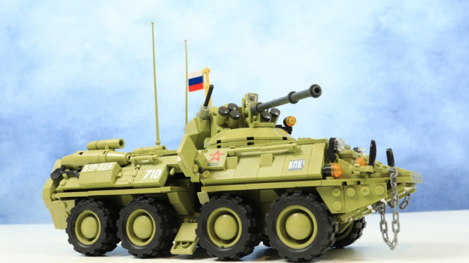 Конструктор Армия России - Российский бронетранспортёр БТР-82А - АР-01028