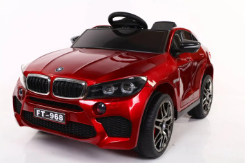 Электромобиль BMW X6M 12V (полный привод, EVA) - FT-968-RED-PAINT