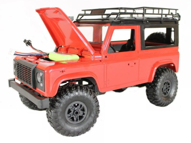 Радиоуправляемый внедорожник Land Rover Defender 4WD 1:12 - MN-90-RED