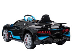 Детский электромобиль Bugatti Divo (черный, 12V) - HL338