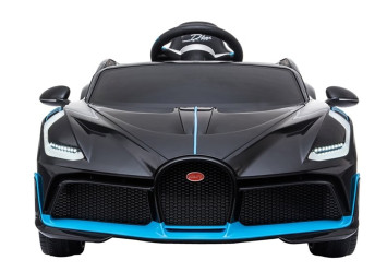 Детский электромобиль Bugatti Divo (черный, 12V) - HL338