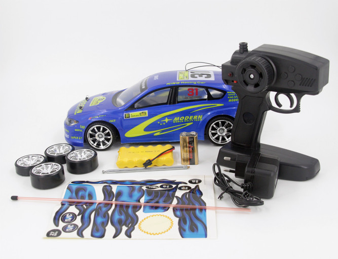 Радиоуправляемый автомобиль для дрифта Subaru Impreza WRC GT Blue 1:14 - 828-1-B