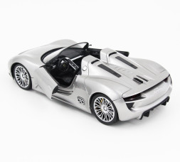 Радиоуправляемая машина Porsche 918 Spider Silver 1:14 - 2246J-S