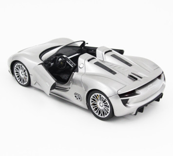 Радиоуправляемая машина Porsche 918 Spider Silver 1:14 - 2246J-S