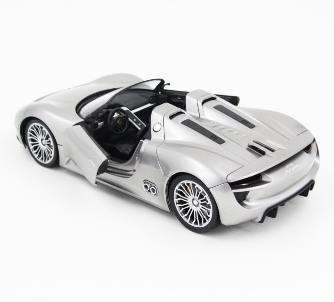 Радиоуправляемая машина Porsche 918 Spider Silver 1:14 - 2246J-S