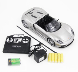 Радиоуправляемая машина Porsche 918 Spider Silver 1:14 - 2246J-S
