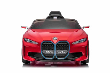 Детский электромобиль BMW I4 (полный привод, 12V) - JE1009-RED
