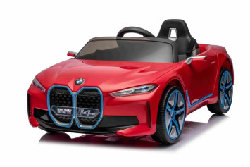 Детский электромобиль BMW I4 (полный привод, 12V) - JE1009-RED
