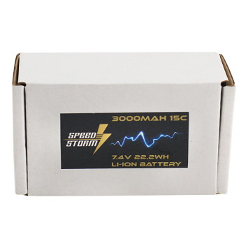 Аккумулятор Speed Storm Li-ion 18650 7.4V 3000 mAh разъем T-plug (Deans) - SS-2S3000-D