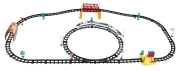 Железная дорога с пультом управления (поезд Сапсан, длина полотна 618 см, свет, звук) - 2808Y-2