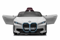 Детский электромобиль BMW I4 (полный привод, 12V) - JE1009-WHITE