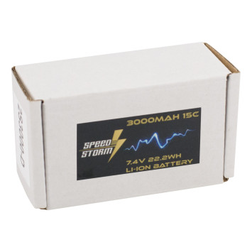 Аккумулятор Speed Storm Li-ion 18650 7.4V 3000 mAh разъем XT30 - SS-2S3000-XT30