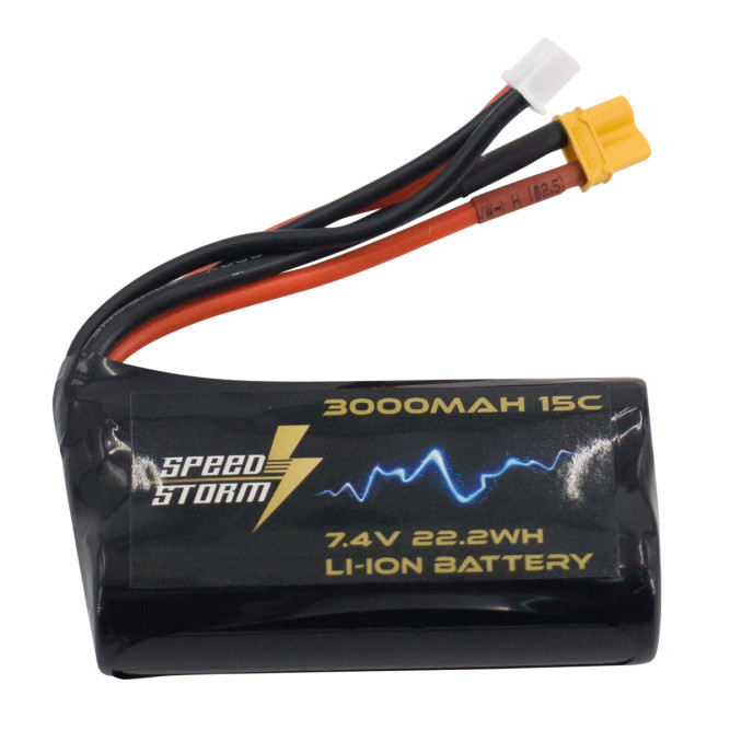 Аккумулятор Speed Storm Li-ion 18650 7.4V 3000 mAh разъем XT30 - SS-2S3000-XT30