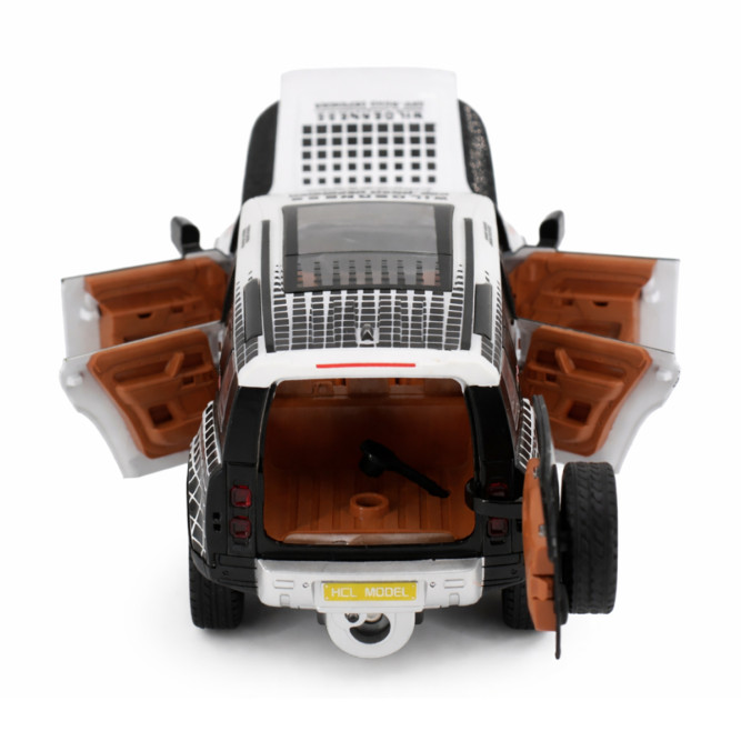 Радиоуправляемая металлическая машина Land Rover Defender 1:22 - HCL-3810-WHITE