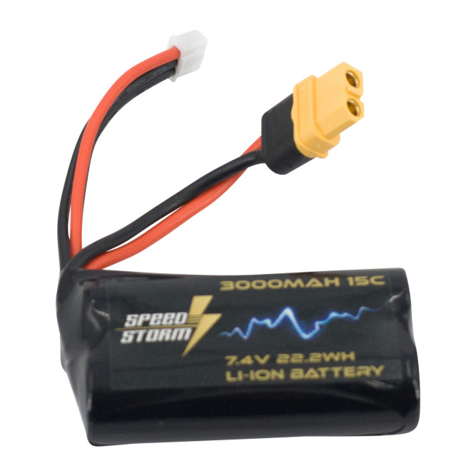 Аккумулятор Speed Storm Li-ion 18650 7.4V 3000 mAh разъем XT60 - SS-2S3000-XT60