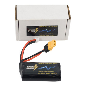 Аккумулятор Speed Storm Li-ion 18650 7.4V 3000 mAh разъем XT60 - SS-2S3000-XT60