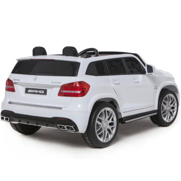 Электромобиль Mercedes Benz GLS63 (белый, 4WD, 12V) - HL228