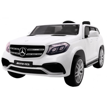 Электромобиль Mercedes Benz GLS63 (белый, 4WD, 12V) - HL228