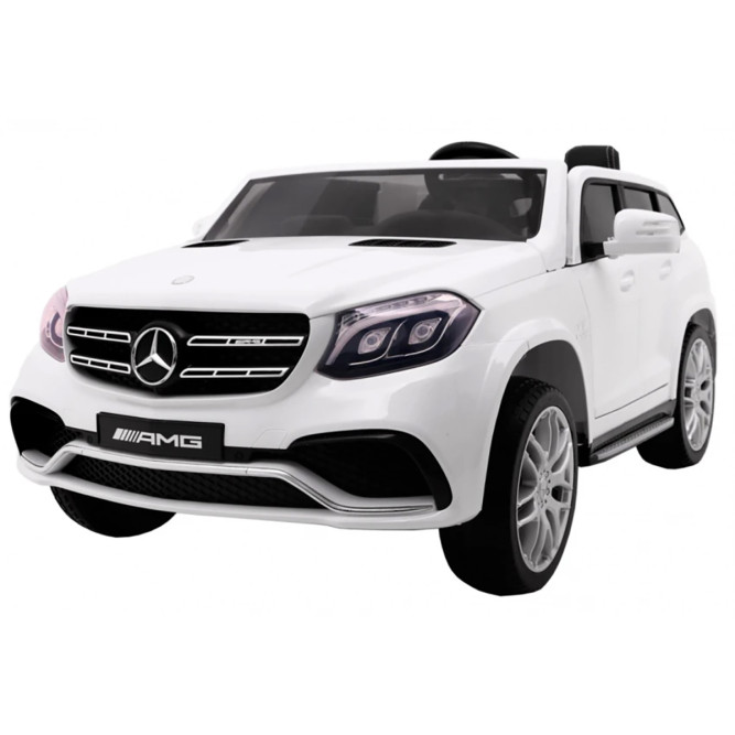 Электромобиль Mercedes Benz GLS63 (белый, 4WD, 12V) - HL228