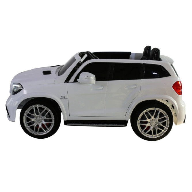 Электромобиль Mercedes Benz GLS63 (белый, 4WD, 12V) - HL228