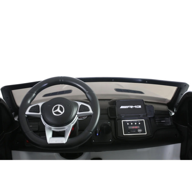 Электромобиль Mercedes Benz GLS63 (белый, 4WD, 12V) - HL228