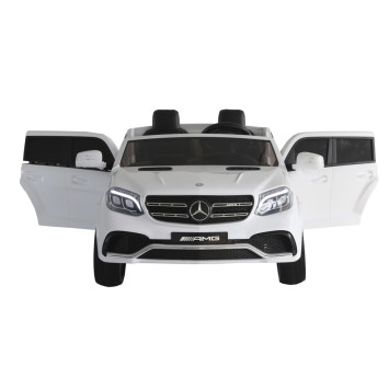 Электромобиль Mercedes Benz GLS63 (белый, 4WD, 12V) - HL228