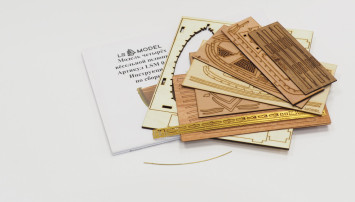 Сборная деревянная модель Четырехвесельная шлюпка 1:36 - LSM0402