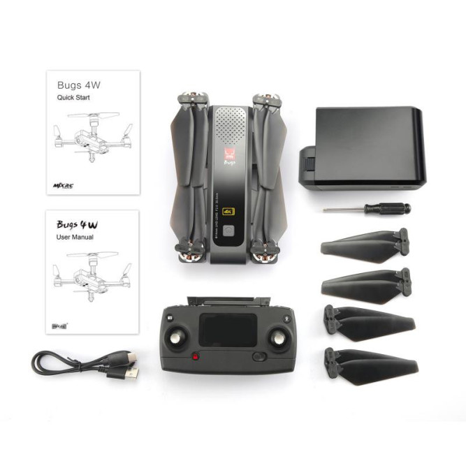 Радиоуправляемый квадрокоптер MJX Bugs 4W с камерой 4K - B4W-4K