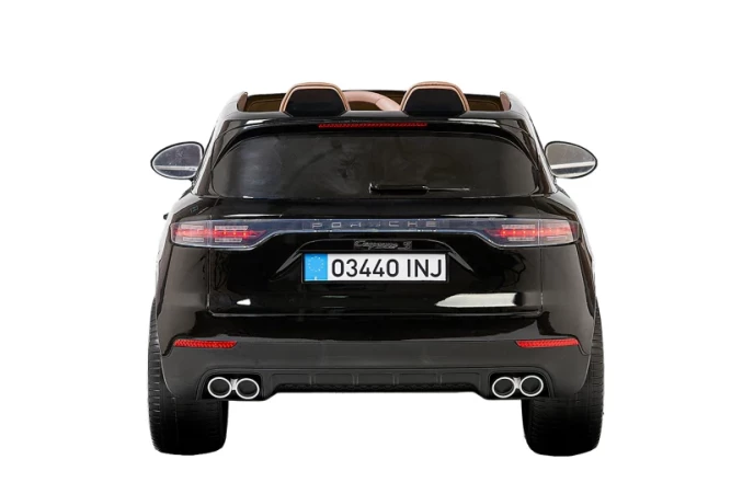Детский электромобиль PORSCHE CAYENNE S 12V - JJ2128-BLACK-PAINT