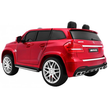 Электромобиль Mercedes Benz GLS63 (красный лак, 4WD, 12V) - HL228