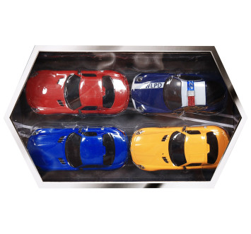 Гоночный автотрек от сети Merсedes SLS 1:43 (4 машинки, 13.5 метров) - TR-09L