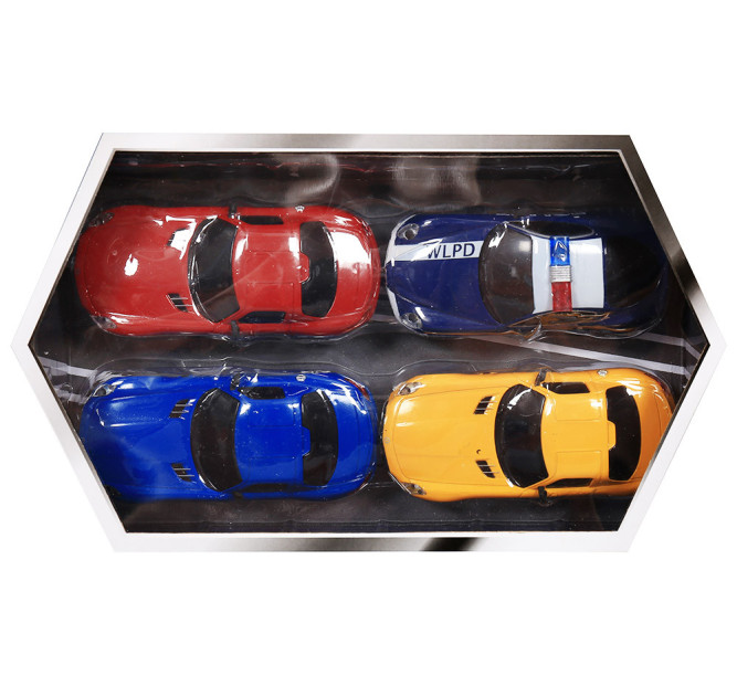 Гоночный автотрек от сети Merсedes SLS 1:43 (4 машинки, 13.5 метров) - TR-09L