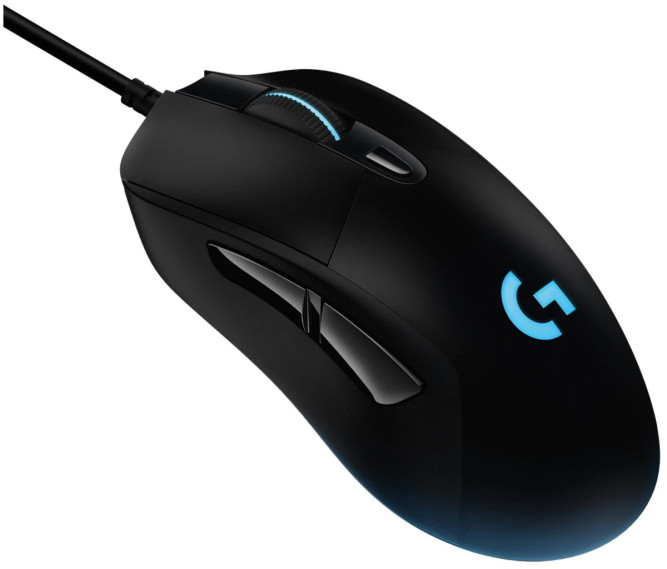 Проводная игровая мышь Logitech G403 HERO RGB LIGHTSYNC Black - 910-005636