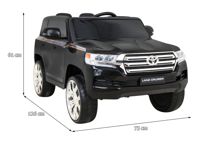 Детский электромобиль TOYOTA LAND CRUISER 12V - JJ2022-BLACK