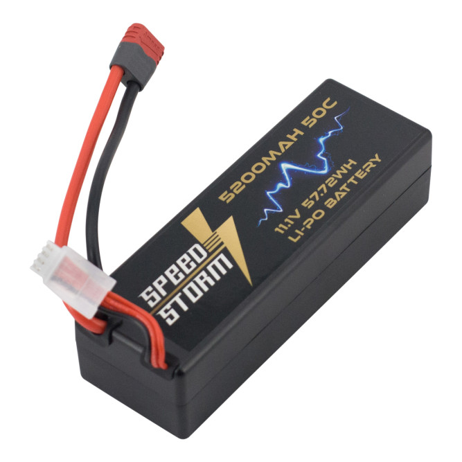 Аккумулятор Speed Storm Li-Po 11.1V 50C 5200 mAh Hard Case разъем T-plug (Deans) - SS-3S5200-50-D
