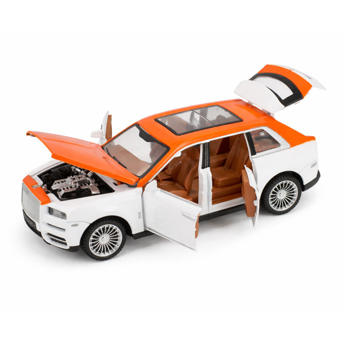 Радиоуправляемая металлическая машина Rolls-Royce Cullinan 1:22 - HCL-3806-WHITE