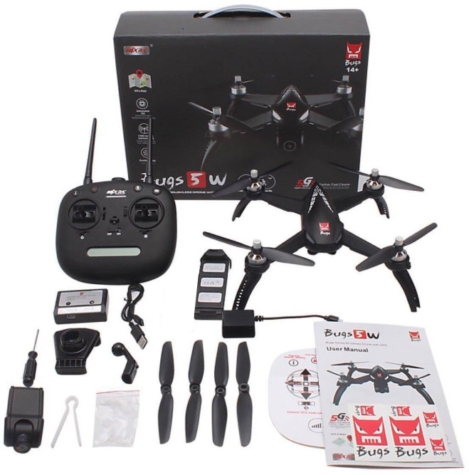 Радиоуправляемый квадрокоптер MJX Bugs 5W RTF 2.4G - MJX B5W