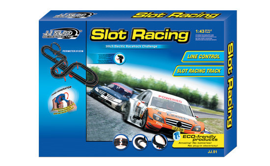 Гоночный автотрек JJ Slot Ралли (длина трека 913 см, от сети, 1:43) - JJ51-2